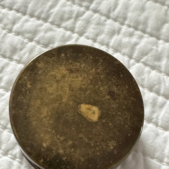 Vintage Miniture Brass Woven Trinket Box. - Picture 6 of 8